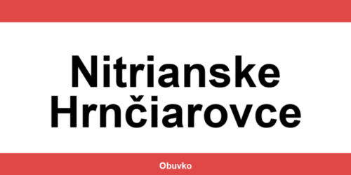 Kontakt na predajne CCC v lokalite Nitrianske Hrnčiarovce
