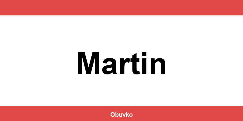 Kontakt na predajne CCC v lokalite Martin