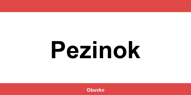 Kontakt na predajne CCC v lokalite Pezinok
